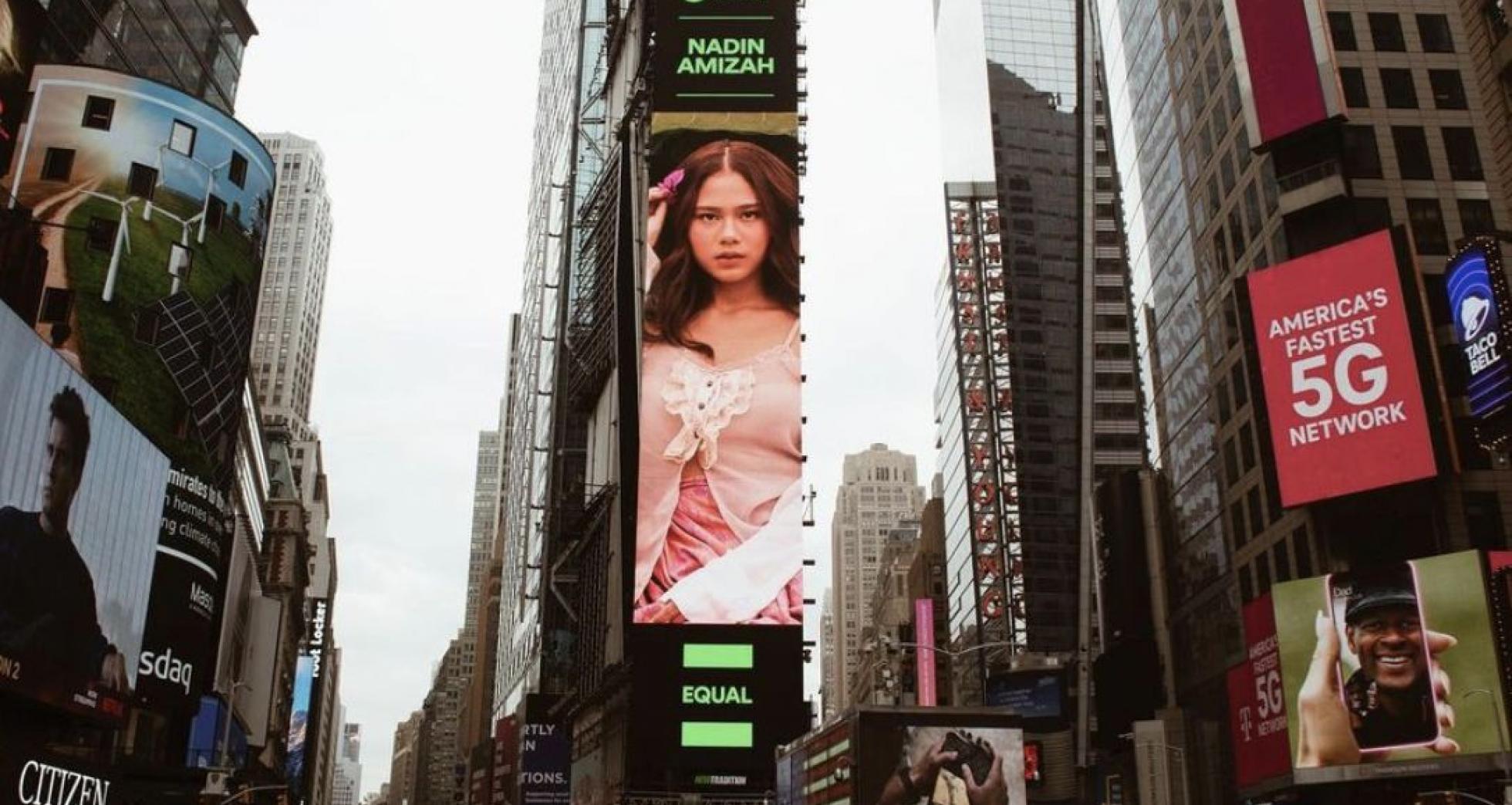 Nadin Times Square Billboard for Spotify Equal